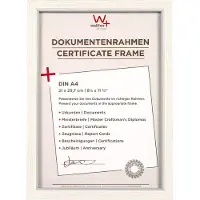 Walther design Hygge - MDF Wooden lijst - Fotoformaat 21x29,7 cm (DIN A4) - Wit