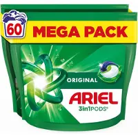 Ariel Wasmiddel 3in1 Pods Original 60 stuks