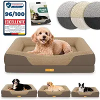 Aktiv shop GmbH ELONEO Orthopedisch hondenbed, maat S - Bruin