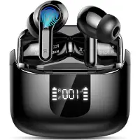 LTPRTZ Draadloze Oordopjes - In-Ear Hoofdtelefoon - Muziek Luisteren - Bluetooth 5.4 - 50 Uur Speeltijd - Zwart