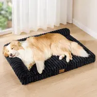 Merkloos Orthopedisch Hondenbed voor Grote Honden 122 x 76 cm