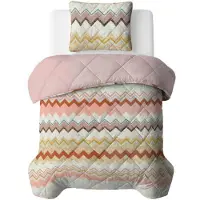 Royal Textile Sleeptime Lazy Dekbed Lizzy Beige/Roze 140 x 200 cm