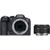 Canon EOS R7 systeemcamera Zwart + RF 50mm f/1.8 STM