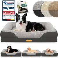 Aktiv shop GmbH ELONEO Orthopedisch hondenbed, maat M - Grijs