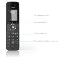 Snom 4363 M15 SC DECT-telefoon met nummerherkenning, zwart