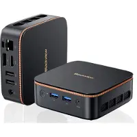 Blackview MP20 Mini PC - 8 GB DDR4 - 256 GB M.2 SSD - AMD Ryzen 3 3300U - Tot 3,5GHz - WiFi 5 - Windows 11 Pro - 4K UHD Mini PC - Gigabit Ethernet - Zwart