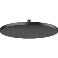 Hotbath Ace AC106 hoofddouche velvet 30cm rond gepolijst zwart PVD