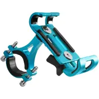 Mobigear Alloy Fixing Telefoonhouder Fiets / Motor Fietsstuur Bevestiging Klem Universeel OnePlus Nord CE5 - Blauw