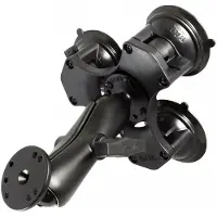 Ram Mounts RAM Drievoudige afzuiging, Smartphonehouder, Zwart