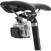 Puluz Telefoonhouder Fiets Frame | Saddle Mount Klem Zwart