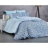 L'essentiel Maison , Adal - PRL6241, Blauw, Beddengoed, 100% katoen (percal)