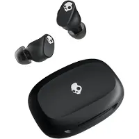 Skullcandy Smokin Buds 360: Draadloze oordopjes, Bluetooth-koptelefoon, lichtgewicht, met microfoon, kleur: zwart