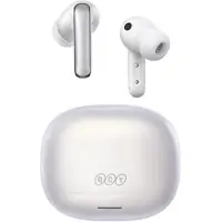 QCY MeloBuds N65: Actieve ruisonderdrukking (ANC), draadloze oordopjes, 60dB hybride ANC, Bluetooth 6, LDAC, IPX5, 50 uur speelduur, wit