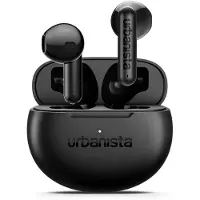 Urbanista Draadloze Bluetooth-oordopjes, in-ear, true wireless, met multipoint-verbinding, 25 uur speelduur. Draadloze oordopjes met touchbediening, model Austin 2, kleur zwart