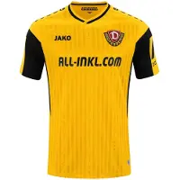Jako Dynamo Dresden heren thuistenue 2026, dynamisch geel, maat XXL