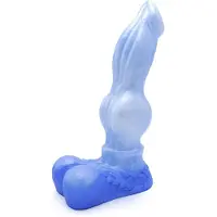 Kiotos Monstar - XXL Dildo Beast No. 57 Michel The Mastiff - Blauw/Wit