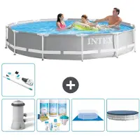 Intex Prism Frame Zwembad, rond - 366x76 cm - 6-delig, model S21197