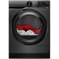 AEG TE7ONYX 7000 serie SensiDry - Warmtepomp droger - Energielabel C - 8 kg