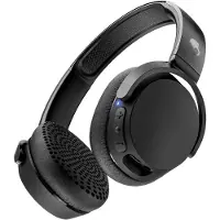 Skullcandy Riff 2, draadloze hoofdtelefoon (over-ear), 34 uur batterijduur, microfoon, compatibel met Android en Bluetooth-apparaten, zwart