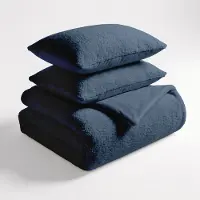 Zydante teddy dekbedovertrek - Blauw - 140x220