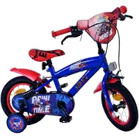 Volare Turbo Crew Kinderfiets - Jongens - 12 inch - Blauw Rood - Twee handremmen
