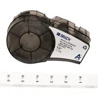 Brady M21-500-499-TB tape nylonweefsel zwart op wit 12,7 mm x 4,90 m (origineel)