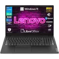 Lenovo Notebook V15 G4 IRU, HD-scherm, Intel Core i5-13420H processor, 16 GB DDR4 RAM, 512 GB SSD NVMe, Windows 11 Pro, Libre Office vooraf geïnstalleerd