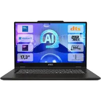 MSI Venture 17 AI: Zakelijke laptop met Core Ultra 7 processor, Full HD display, Arc grafische kaart, 16 GB RAM, 512 GB SSD, Windows 11 Home, QWERTZ toetsenbord. Modelnummer: A1MG-006