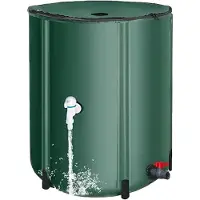 WAN Opvouwbare Regenton - Wateropslag Tank - Regenwater Verzamelen - Opvouwbaar Ontwerp - 198 liter - Groen