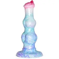 Kiotos Monstar Dildo Beast Nr. 76 Morghul - roze/wit/blauw/paars