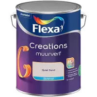 Flexa - Creations Muurverf Zijdemat - Quiet Sand - 5 L - Kleur Van Het Jaar 2027