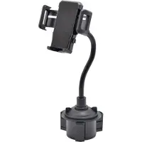 Mobigear Telefoonhouder Auto Bekerhouder | Essentials Klem Verstelbaar Zwart