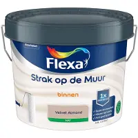 Flexa - Strak Op De Muur Binnen Mat - Velvet Almond - 2,5 L - Kleur Van Het Jaar 2027