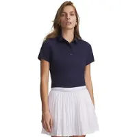 Under Armour Golf Armourdry T-shirt met korte mouwen voor dames, blauw, maat XL. Dames, blauw, maat XL