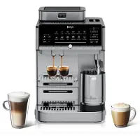 Ninja AutoBarista Pro, espressomachine, koffiebonen, ingebouwde molen, 1650 W, zilver, zwart