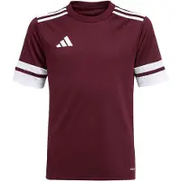 Adidas Functioneel shirt 'Squa25' bourgogne / wit