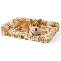 Merkloos Hondenmand - Orthopedisch - Groot 91 x 69 cm - Bruin - Hondenbed