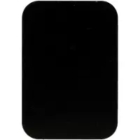 TopTel Zwarte Metalen Plaat voor Magnetische Autohouder - Zwart 45x65mm