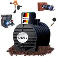 Graf 4rain MONO ondergrondse regenwatertank-pakket 4000 L Huis-Premium