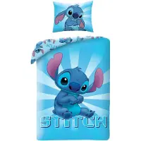Halantex SP. z.o.o. Stitch dekbedovertrek Blauw 140 x 200 cm - 70 x 90 cm - katoen
