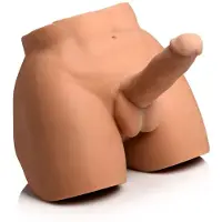 XR Brands JOCK - Automatisch Knijpende & Vibrerende Masturbator - Medium