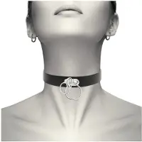 Coquette ACCESSORIES | Hand Crafted Choker Vegan Leather - Double Ring