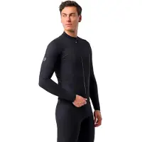 Castelli Thermowoven herenfietsshirt met lange mouwen, zwart || Maat: L