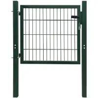 vidaXL 2D Hekpoort (Enkel) Groen 100x80 cm