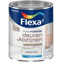 Flexa - Mooi Makkelijk Deuren & Kozijnen Zijdeglans - Pleasant White - 750 Ml - Kleur Van Het Jaar 2027