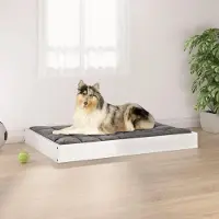 Merkloos Massief Houten Hondenbed van Grenen met Tijdloos Design