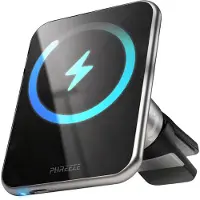 Phreeze CH02W - Telefoonhouder Auto Ventilatie - Autohouder geschikt voor MagSafe - Telefoonhouders Auto Magnetisch & Oplader - Draadloze Autolader - GSM Houder Auto