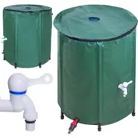 Pricenet Regenwateropslag met kraan, inklapbaar, 500 liter