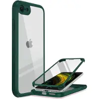 Miracase Schokbestendige 360° Telefoonhoes met Screenprotector - Groen