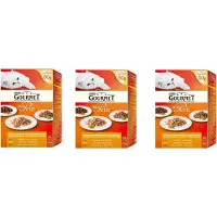 Gourmet mon petit saus gevogelte 6x 50g voor katten (verpakt per 3 dozen) - 18 pakjes